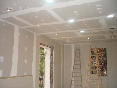 Pose d'un Faux plafond dans maison à Marseille