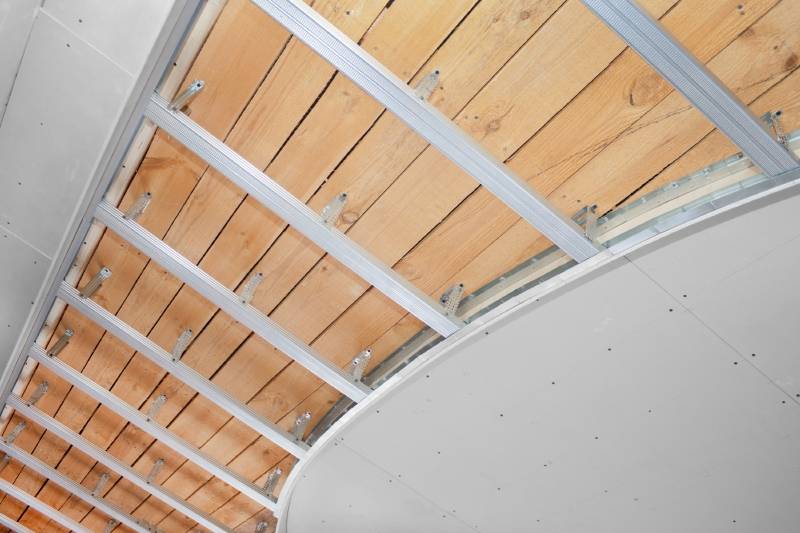 Pose d'un Faux plafond dans maison à Marseille