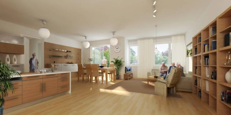 Pose de menuiserie, luminaire, sol et terrasse pour cette villa de Marseille réalisée par la société Arts et Bat