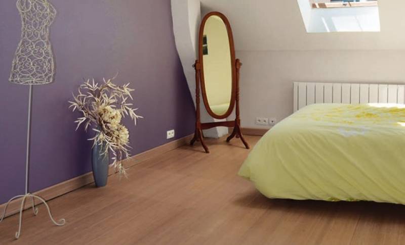 pose parquet flottant chambre